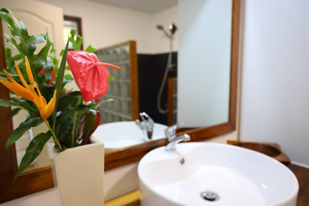 Vila Bienvenue Au Mati House Fitii Exteriér fotografie